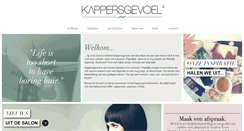 Desktop Screenshot of kappersgevoel.nl